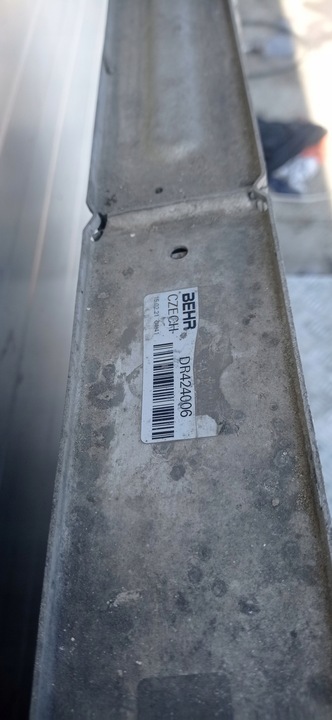 фото №6, Daf xf 106 інтеркулер радіаторів повітря + кронштейни