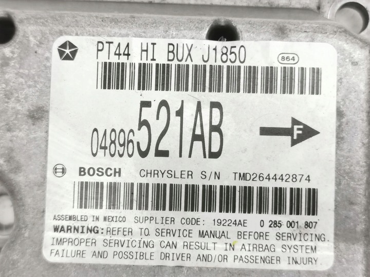 фото №8, Chrysler pt cruiser 2004 блок керування / модуль подушка безпеки