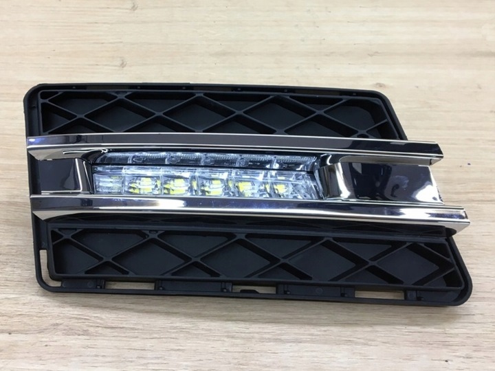 фото №11, Решётка хром правый do glk x204 2008-2012r. свет led drl движения дневного