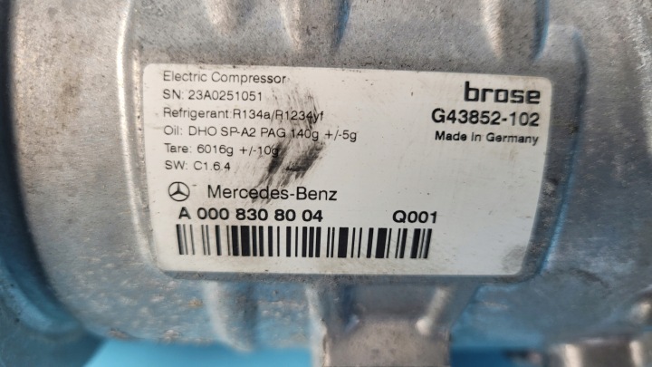 фото №11, Mercedes w206 c200 23r компресор кондиціонера a0008308004