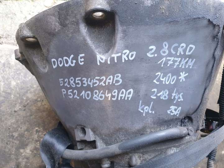 фото №10, Коробка передач коробки передач автоматична редуктор dodge nitro 2.8 crd 177 km