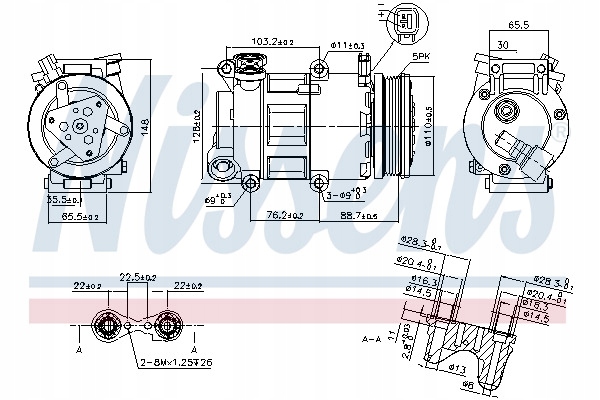 фото №11, Компресор кондиціонера nissens 89327 pl dystrybucja