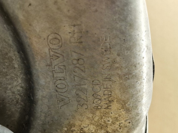 фото №3, Праві зад поворотна опора ступиця диск захист volvo s60 iii v60 ii awd 4x4