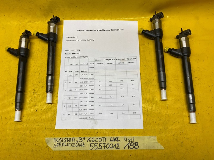 фото №8, Инжектор форсунки opel mokka insignia 1.6 cdti 55570012 проверенные