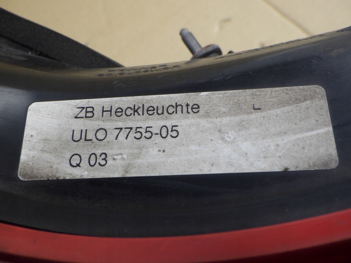 фото №8, Лампа лівий зад європа sedan mercedes e w212