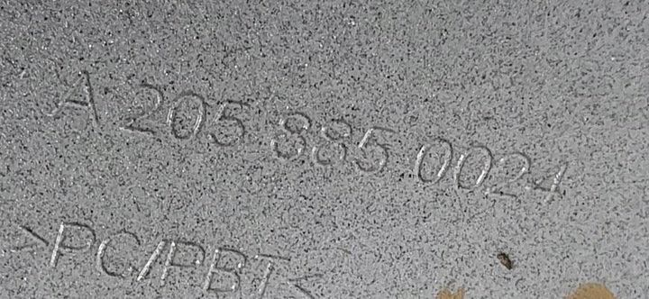 фото №3, Mercedes 205 заглушка бампера перед a2058850024