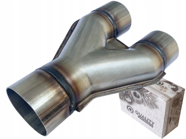 фото №1, Универсальный наконечник трубы выпускной y 2x63mm