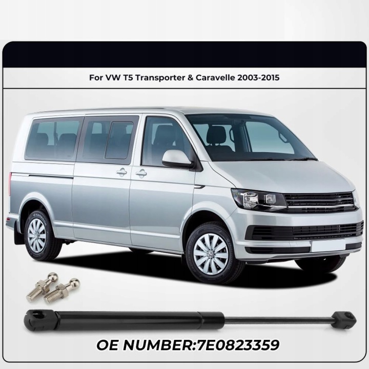 фото №9, Амортизатора t5 пружина газовая крышки двигателя do volkswagena