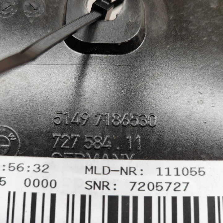 фото №7, Нижняя запчасть крышки bmw 7 f01, f02 7186530 29813008 3.0l 155kw 2010