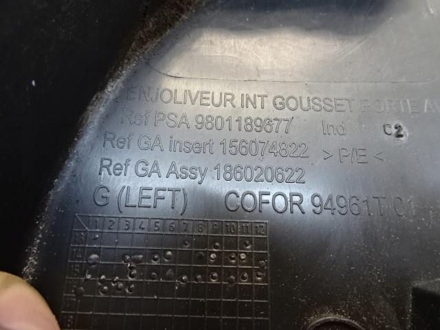 фото №7, Citroen c4 cactus ліва захист дзеркало 9801189677