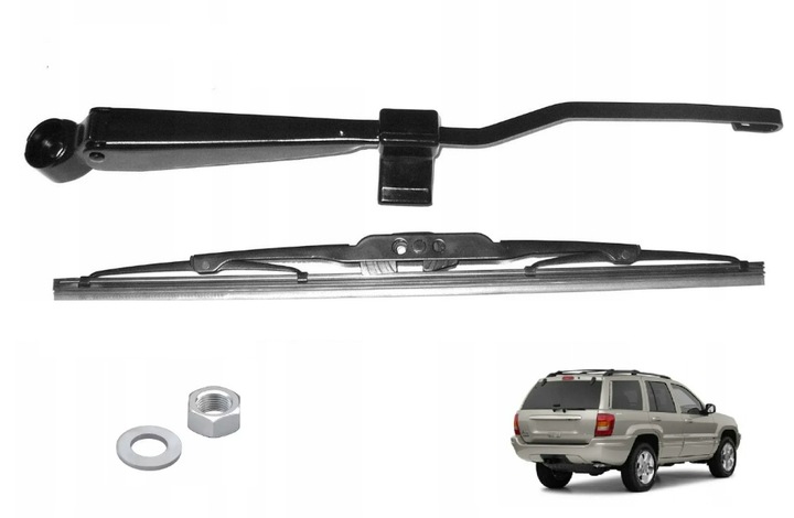 фото №1, Важіль + двірник листова ресора na зад jeep grand cherokee 1998-2004 r + гайка