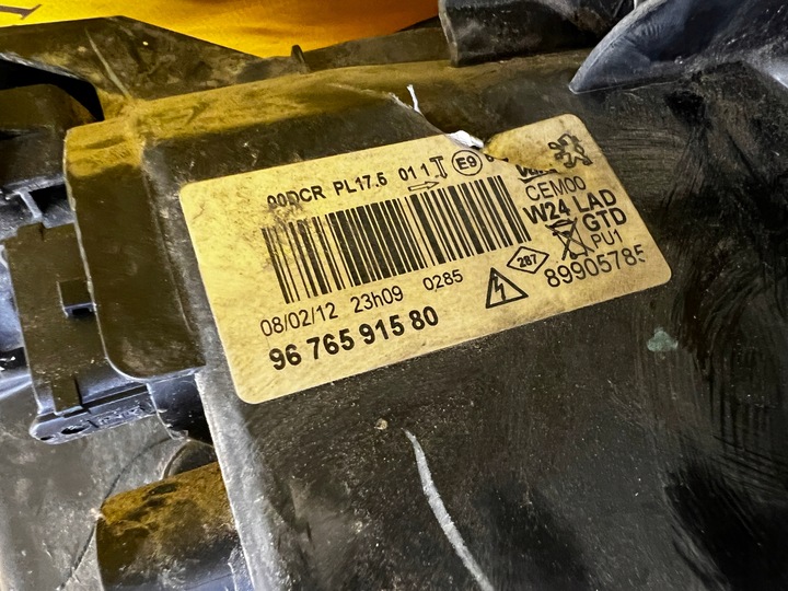 фото №15, Фара лампа передняя перед левый bi-xenon + led peugeot 508 i rxh eu