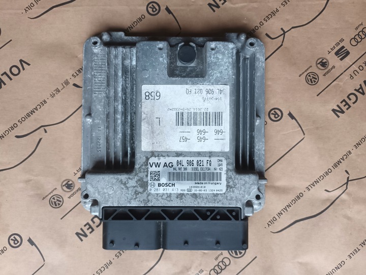фото №1, Компьютер ecu блок управления двигателя audi a6 c7 2.0 tdi 04l906021fq 0281031413
