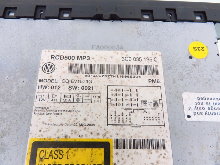 фото №4, Радио rcd500 vw golf plus 3c0035195c rcd500
