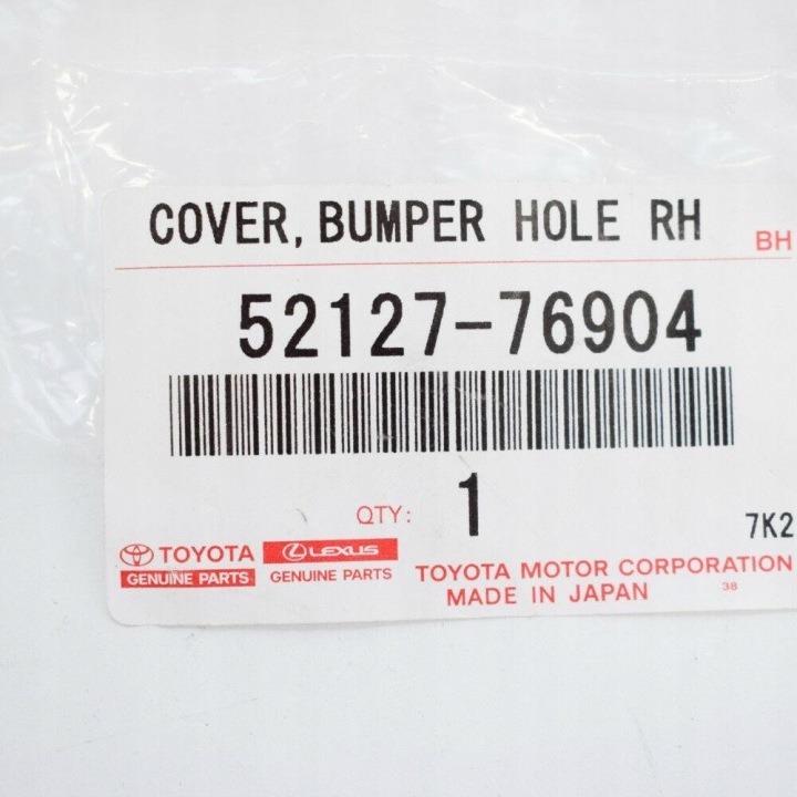 фото №6, Oem lexus ct 200h передній бампер буксирувальний 52127-76904