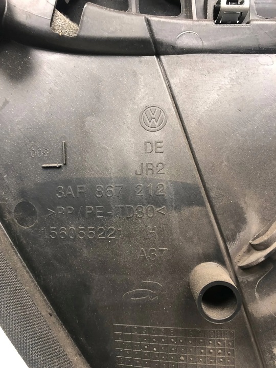 фото №5, Боковина двері праві зад vw passat b7 універсал 3af867212