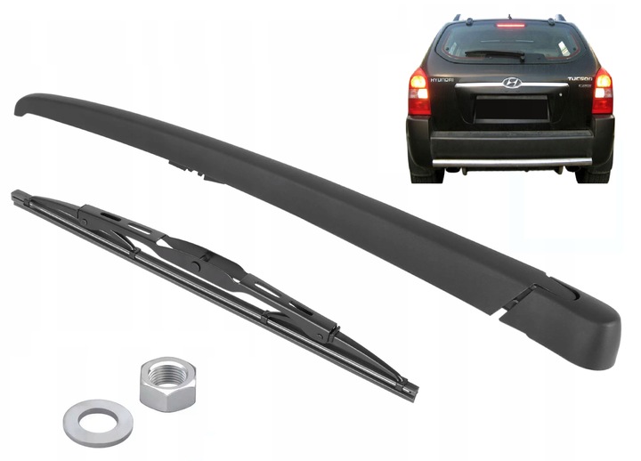 фото №1, Важіль + двірник 305 mm na зад hyundai tucson 04-10 r