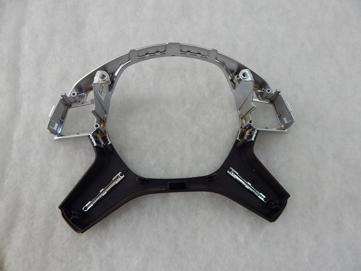 фото №8, Mercedes w166 x166 w246 w204 рестайлінг w212 - рамка накладка кермо коричнева