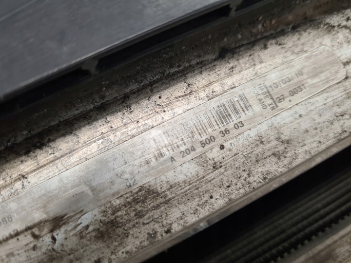 фото №12, Mercedes w212 pas переднє радіатор рестайлінг 2.2cdi a2045000100 a2045003603