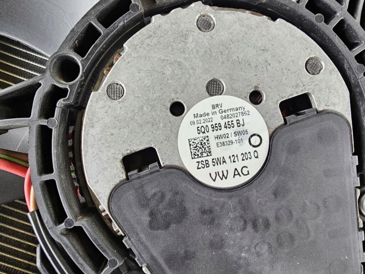 фото №15, Радиатор вентиляторы pas переднее балка усилитель vw golf viii 8 5h