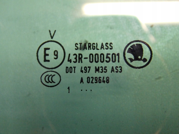 фото №3, Стекло дверь skoda yeti 2011r. правая задняя тёмное оригинал