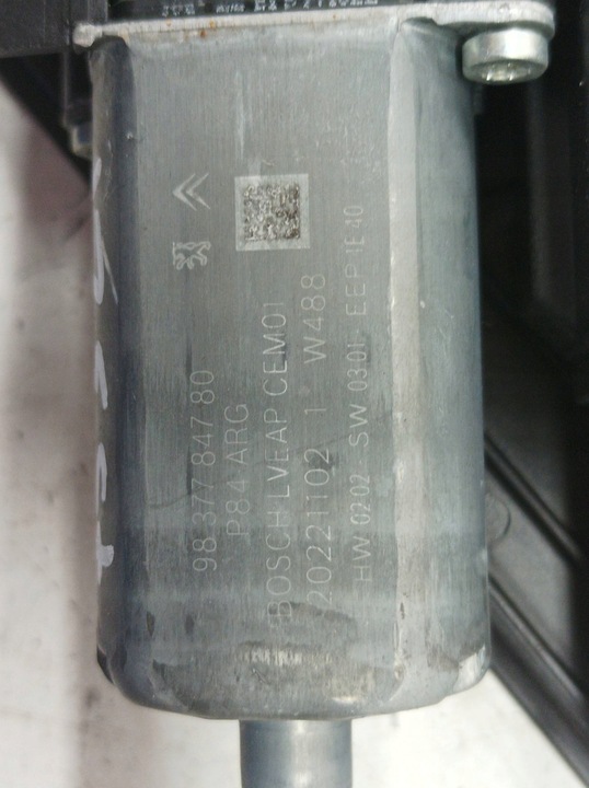 фото №5, Механизм стёкла левый зад 9840190280 peugeot 3008 ii 2016-2024