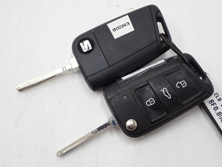 фото №8, Замок зажигания 2x ключ европа комплект 5q1905865a 1k0905851 seat ibiza v 6f 23r