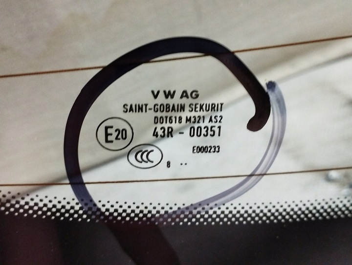 фото №2, Скло задня seat toledo iv 2012- as2 оригінал