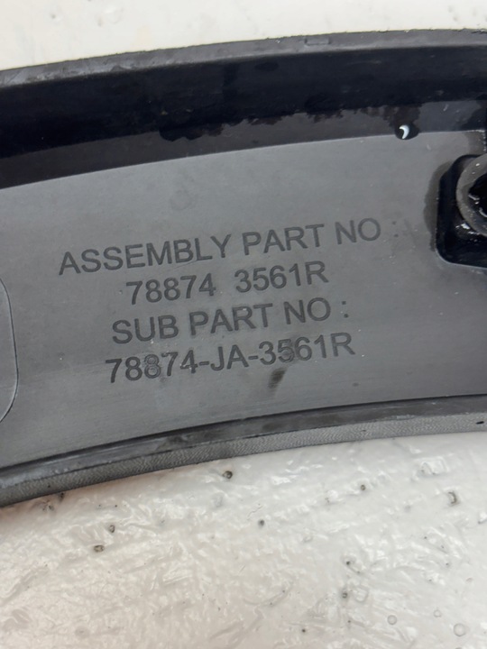 фото №15, Renault arkana 20r. - планка накладка крила права зад заднє 788743561r