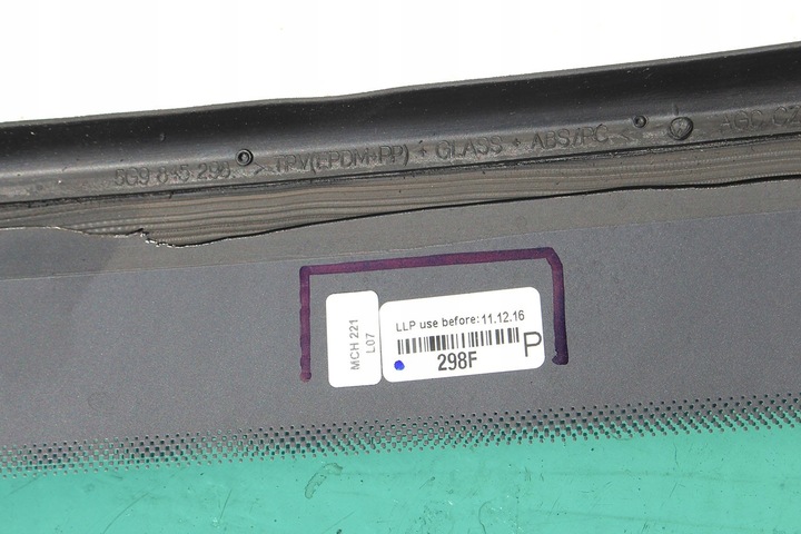 фото №14, Vw golf 7 vii скло бокова кузовна 5g9845297 5g9845298 крила 5g9 845