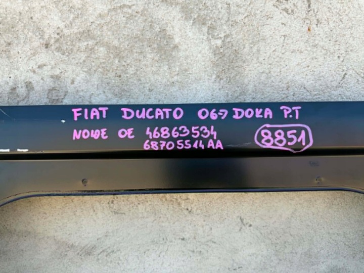 фото №12, Fiat ducato 06- двери левые зад задние doka двойная кабина новое oem номер 8851
