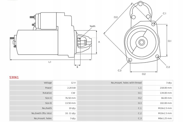 фото №10, Стартер 12v nissan primastar opel vivaro renault trafic laguna 2.0