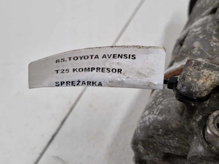 фото №9, Toyota avensis t25 1.6 1.8 vvti компрессор кондиционера klimayzacji 447220-9243
