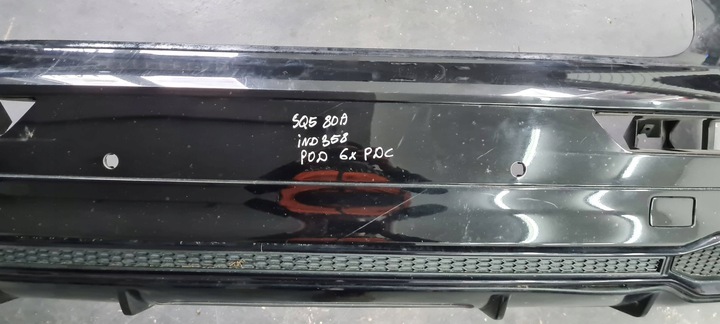 фото №11, Sq5 80a бампер зад задній накладка дифузор pod 6x pdc ly9t 80a807067e