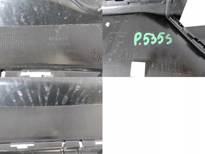 фото №12, Renault captur ii 2 19- бампер спойлер накладка накладка зад pdc