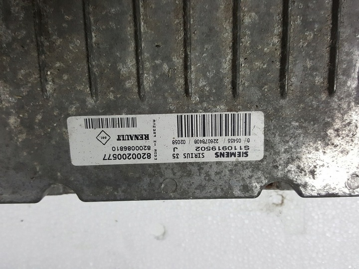 фото №1, Renault laguna ii компьютер 8200200577 2.0 16v ide