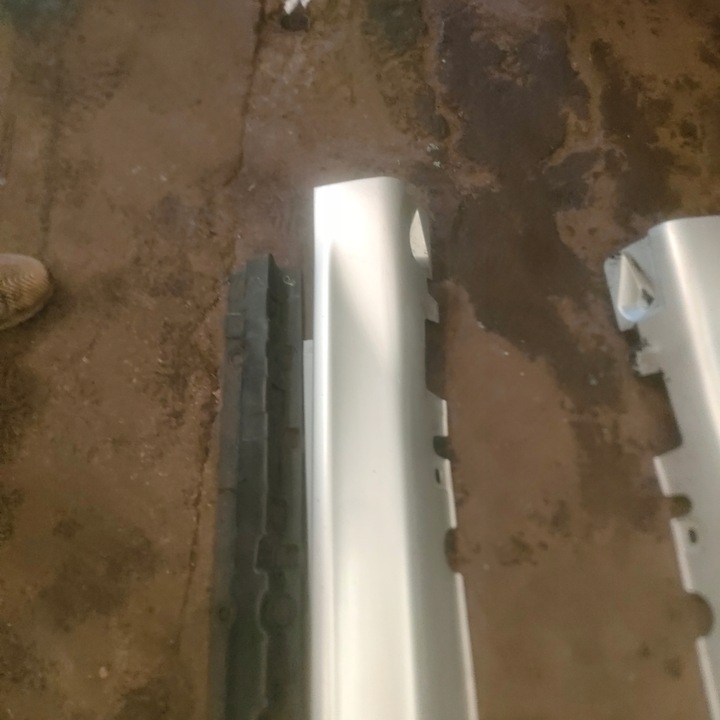 фото №4, Bmw e70 x5 рестайлінг накладка планка порогова титан срібло 354