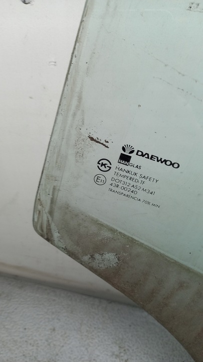 фото №2, Стекло правые зад daewoo tacuma 02r