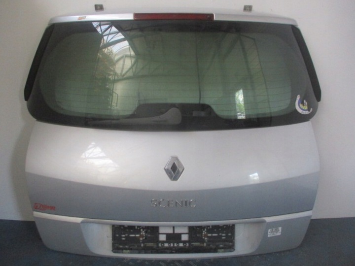 фото №1, Renault scenic ii рестайлинг задняя стекло крышка багажника серебряная ted69