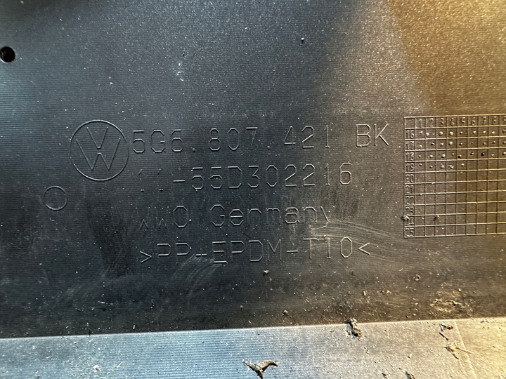 фото №13, Vw golf vii 5g0 5g6 gti tcr бампер зад задний 5g6807421bk