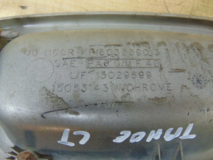 фото №10, Ручка наружная левая зад chevrolet tahoe ii 2000-