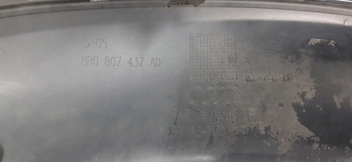 фото №12, Audi q5 sq5 8r рестайлинг бампер перед переднее 8r0807437ad