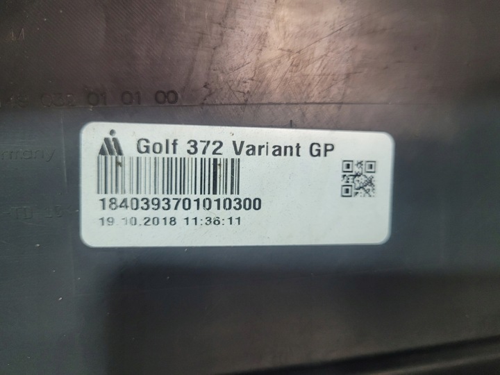 фото №14, Vw golf vii 5g універсал r-line бампер зад задній