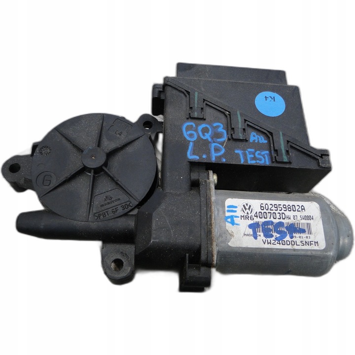 фото №1, Моторчик стекло левый перед skoda fabia 6y 6y0 6q2959802a