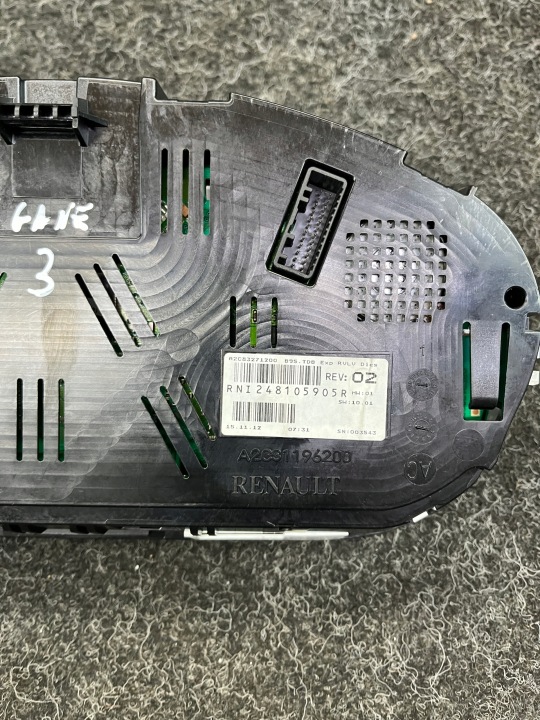 фото №6, Renault megane iii 1.4 1.6 панель приладів 24815905r 2c83271200