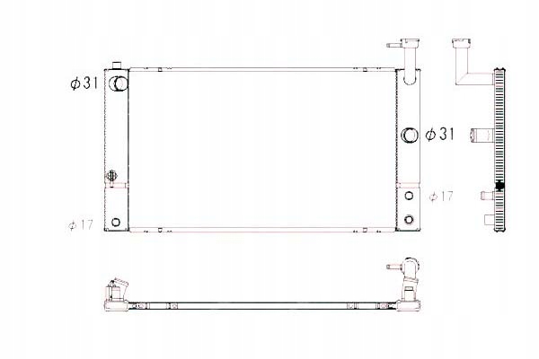 фото №1, Nrf радіаторів toyota prius 1,5 03-