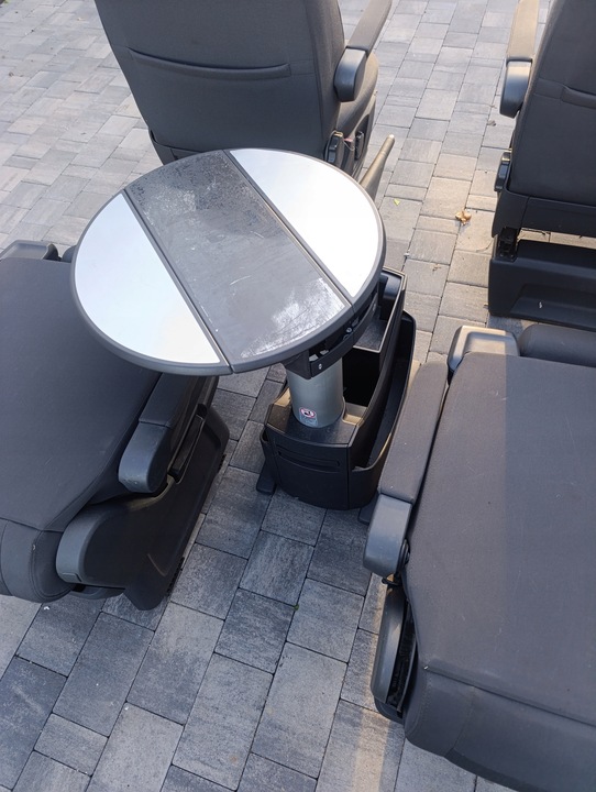 фото №16, Vw t5 t5 рестайлинг t6 комплект сидений сиденья multivan столик диван антрацит