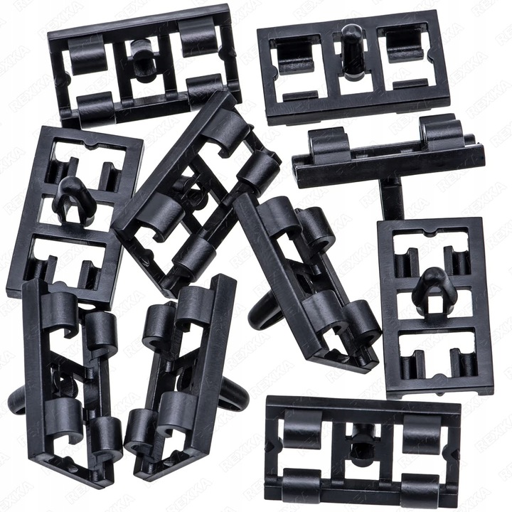 фото №1, 10x клипса крепление прокладки капота bmw x5 e53