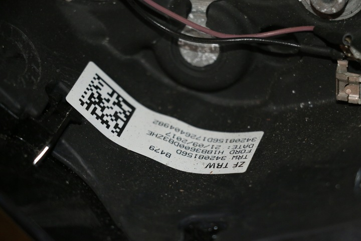 фото №7, Руль ford fiesta mk8 org. пластиковая h1bb3600db 34208156d jak новая