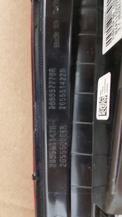 фото №9, Лампа зад левая w крышка багажника renault clio v